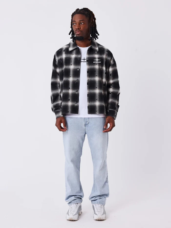 Camicia a maniche lunghe a quadri PXP