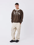 Polo in maglia Matchday brown  PXP