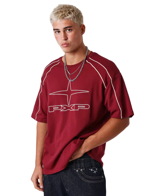 "knockout" Bordeaux T-shirt PXP