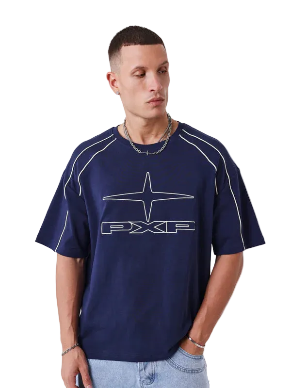 "knockout" Blue T-shirt PXP