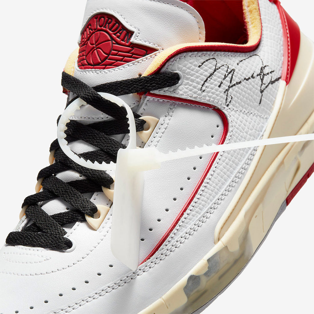 Jordan 2 Retro Low SP Off-White White Red