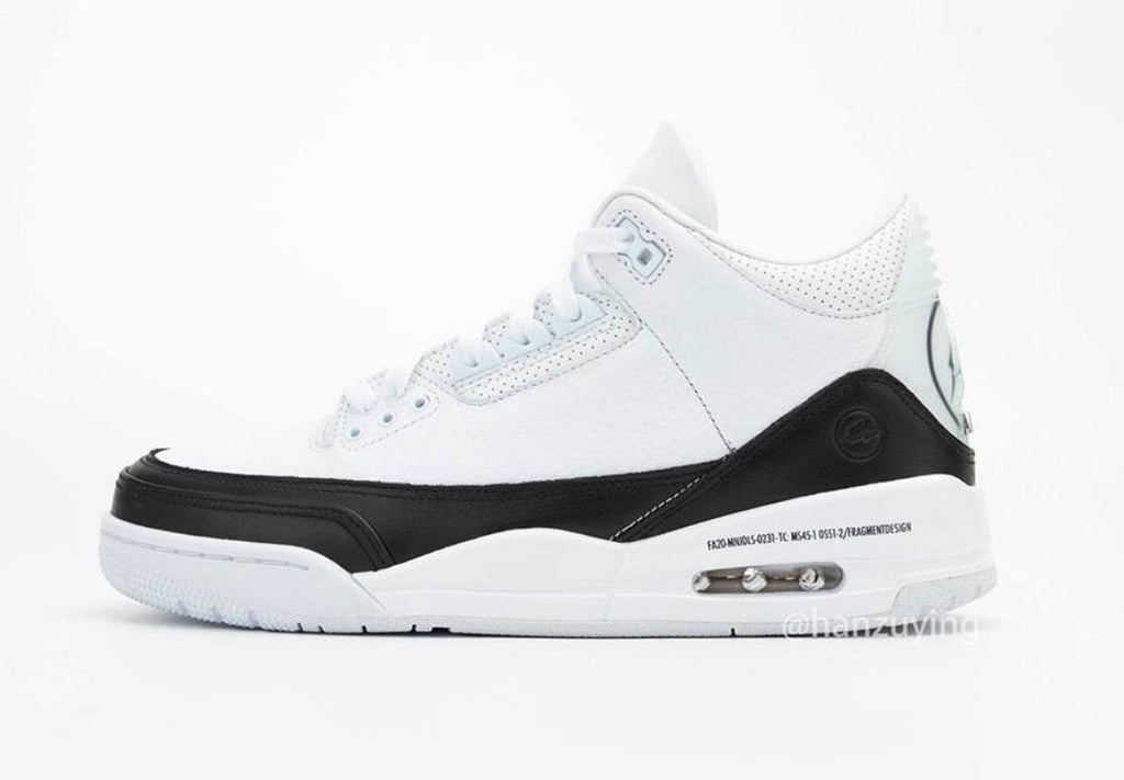 Jordan 3 Retro Fragment White Black
