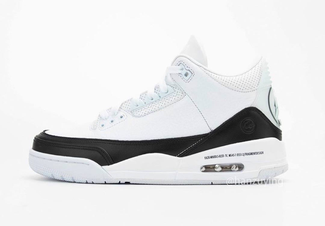 Jordan 3 Retro Fragment White Black