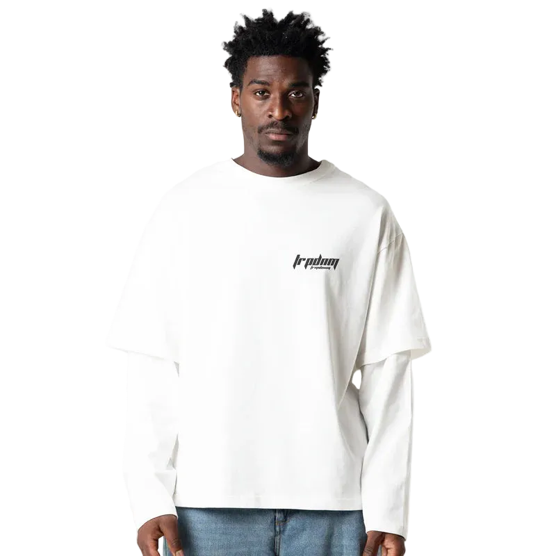 WHITE  LONG SLEEVE