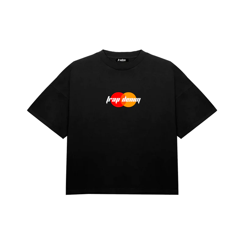 CARD BOXY FIT T-SHIRT BLACK
