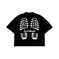 T-shirt foot print